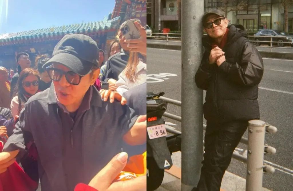 李连杰终于不是在五台山(左)，近日晒出人在日本旅游的照片(右)，让网友感到放心。（图／李连杰IG）